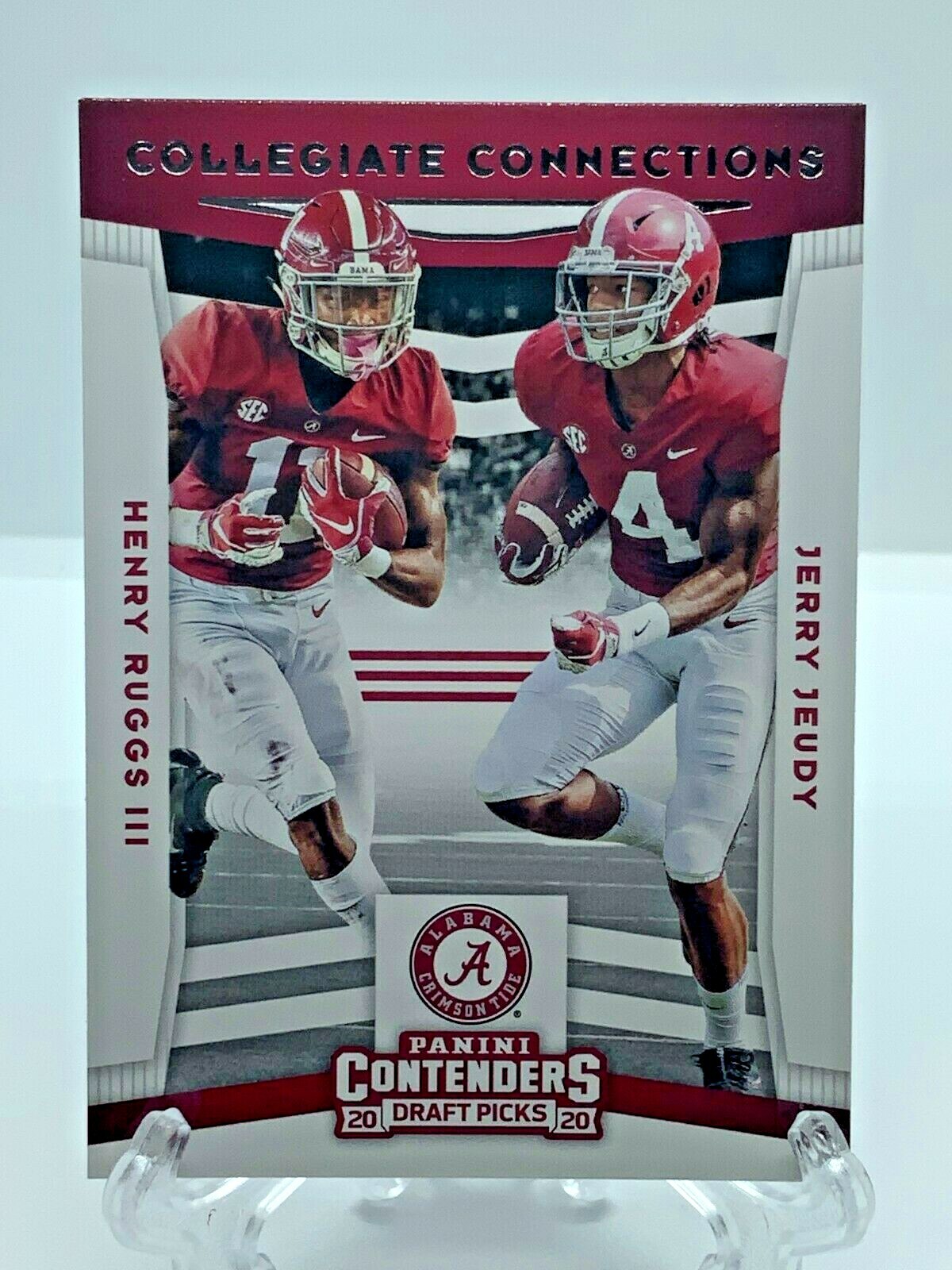 2020 Contenders Draft Picks Collegiate Connection Henry Ruggs III/Jerry Jeudy RC