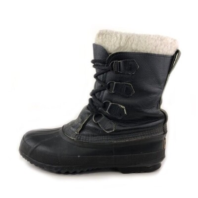 Sorel Caribou Black Winter Boots SOREL Caribou Horizon GTX Genuine Shearling Waterproof Boot  main image 3