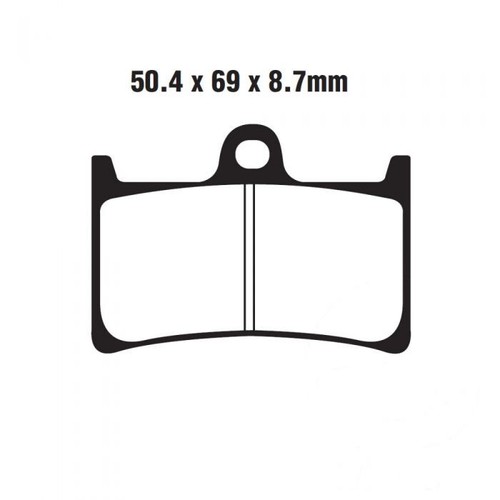 Pastiglie YAMAHA FZ-1 N Fazer ABS 1000 2008-2015 / FZ1 Anteriori Carbon EBC - Foto 2 di 5