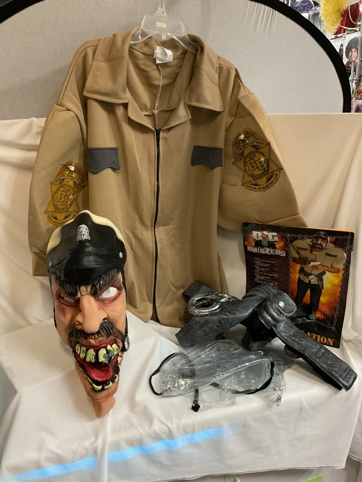 RARO Disfraz Adulto XL Big Bruizers Violación Mayor - ¡Hombros Inflables! Foto 2 de 4