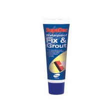 Fix & Grout Ready Mixed Waterproof Wall Floor Tile Adhesive & Grout White 330g