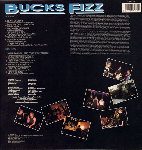Bucks Fizz(Vinyl LP)Live at the Fairfield Hall, Croydon-UK-JETLP 1001-Jet-M/M - Imagen 2 de 2