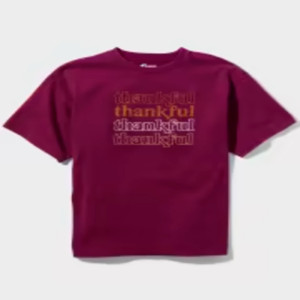 NWT Sugar & Jade Thankful Thanksgiving Top Girl's Size 10