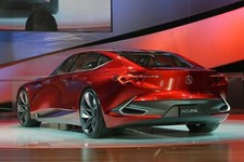 Cars 2016 detroit auto show acura precision Desk Mat Stitched