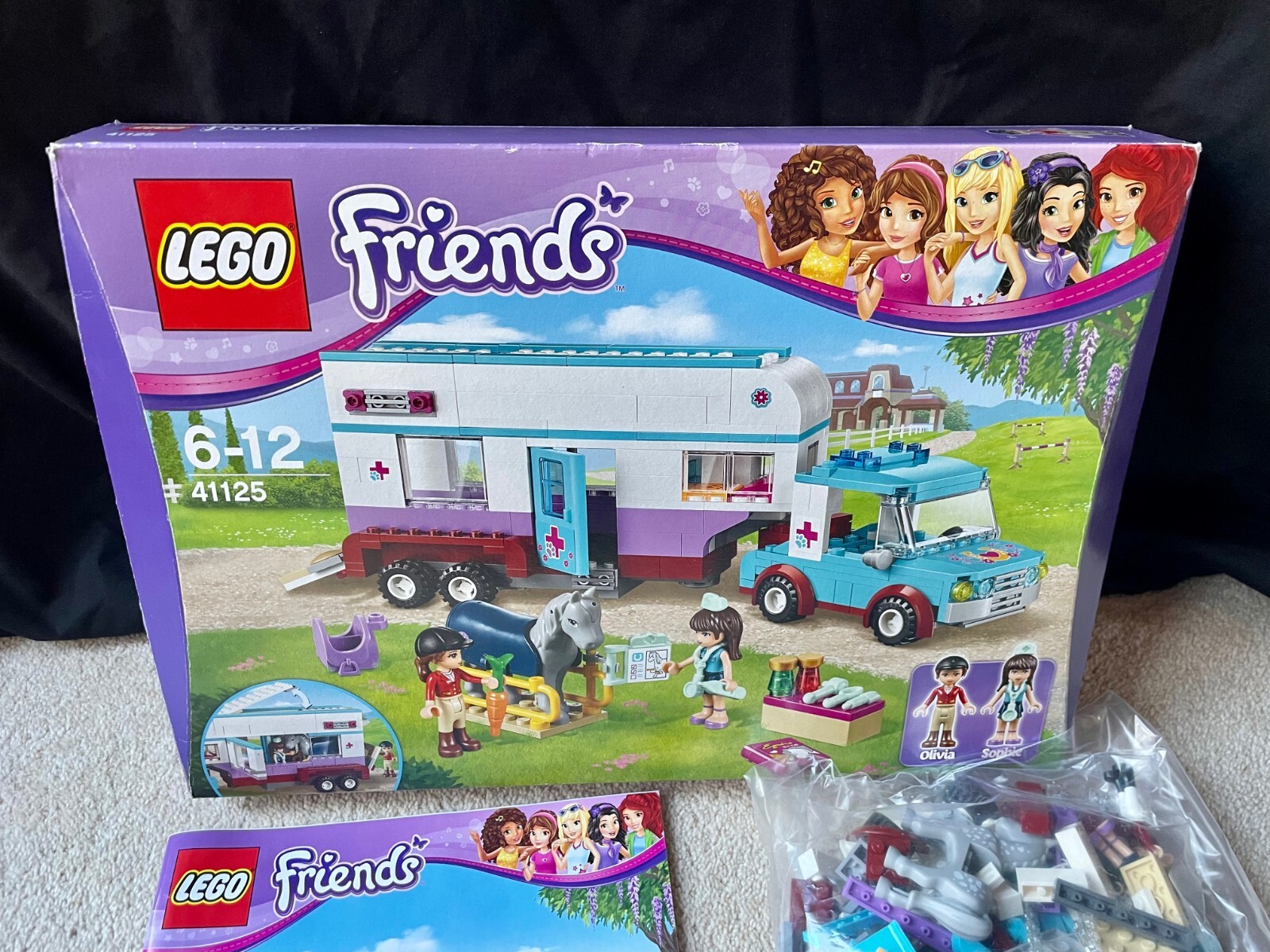 LEGO Friends41125 Horse Vet Trailer Complete* with instructions & Box
