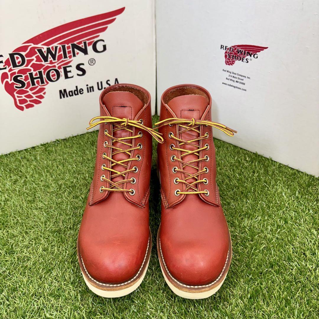 Red Wing Boots 8166 US:8.5D Leather Reddish brown 036651d | eBay