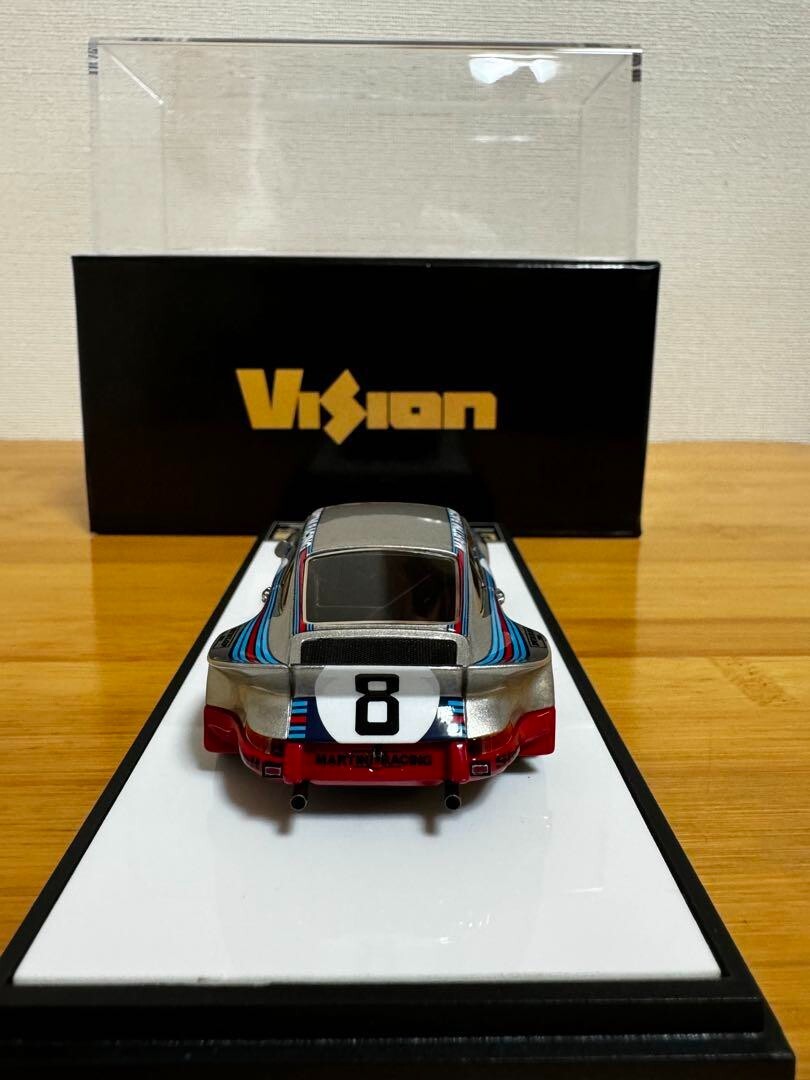 【VISION】Porsche 911RSR Martini Racing #8 Used VISION Porsche 911 RSR Martini Racing 1973 No.8 1/43