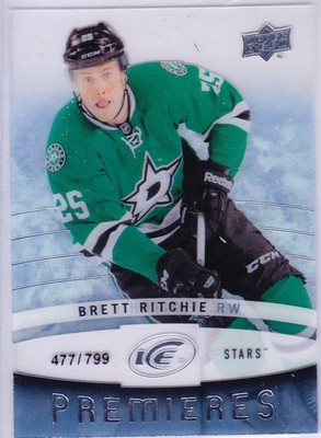2014-2015 @ UPPER DECK ICE @ ACETATE ROOKIE @ BRETT RITCHIE @ WINNIPEG @#477/799