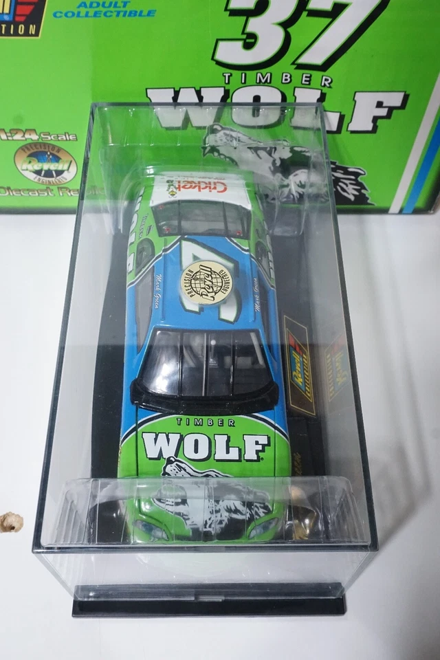 Colección Revell 1997 Mark Green #37 Timber Wolf escala 1/24 Nascar diecast Foto 3 de 4