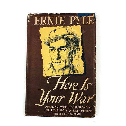 Here Is Your War by Ernie Pyle Hardcover Dust Jacket Sixth Printing August 1944 - 第 1/9 張圖片