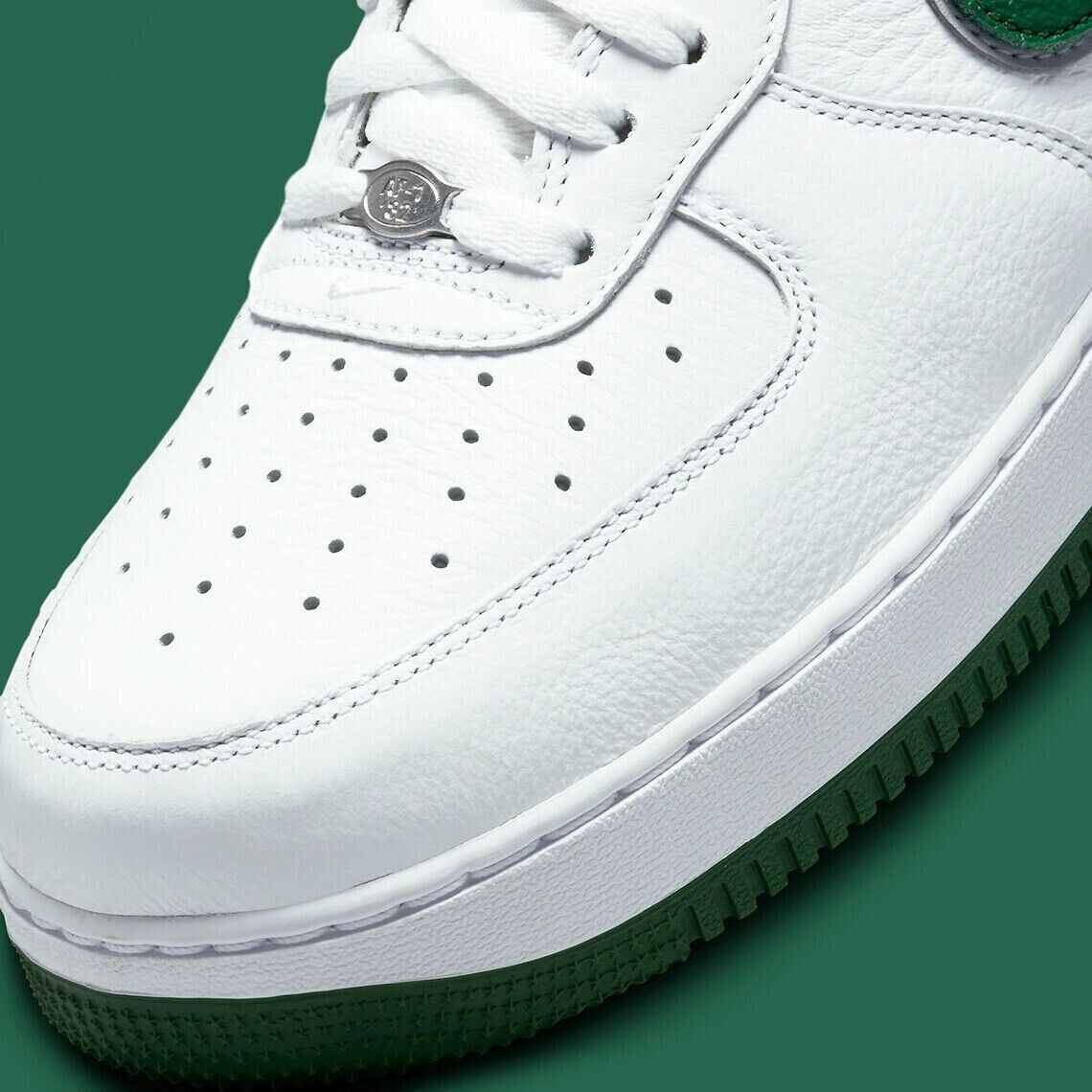 Nike Air Force 1 Low Shoes White Forest Green Gray FB9128 Nike Air Force 1 Low Shoes White Forest Green Gray FB9128
