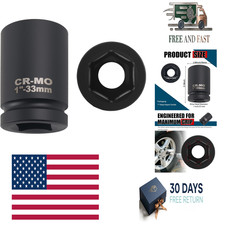 6-Point Professional 33mm Socket 1 Inch Drive...