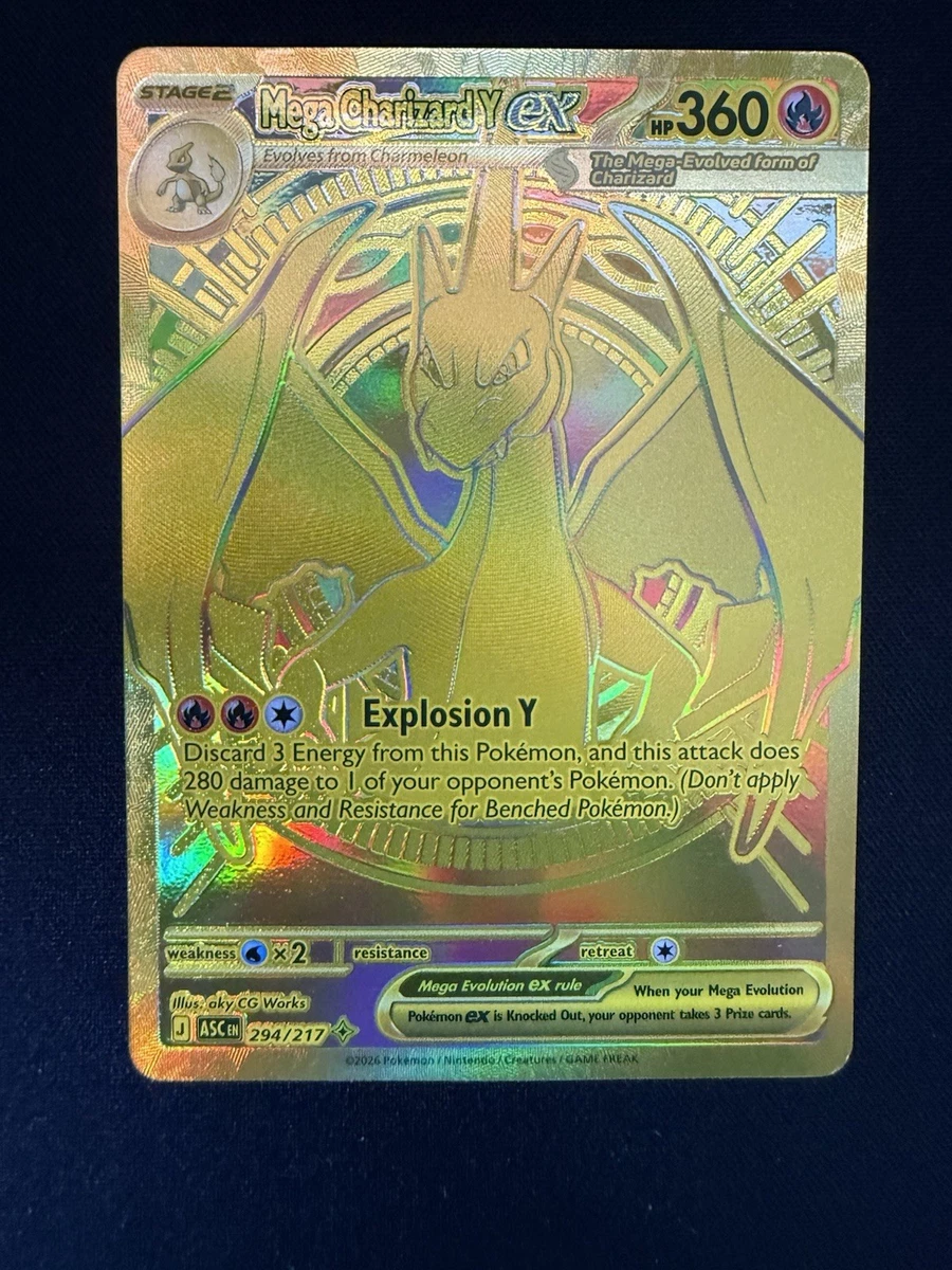 Mega Charizard Y Ex 294/217 Me: Ascended Heroes for sale | eBay