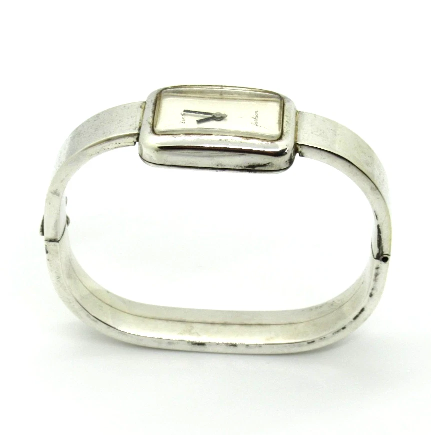 DESIGNER ZENTRA Armbanduhr 835 Silber 70 Modernist Fashion Luxury massiv 35Gr - Bild 3 von 4