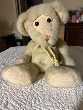 Eden Beige Teddy Bear Plush Stuffed Animal in Soft Toy Collectible