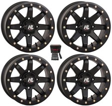 High Lifter Hl9 Beadlock 14 Wheels Black 52 Can-am Renegade Outlander 4 High Lifter Hl9 Beadlock 14 Wheels Black 52 Can-am Renegade Outlander 4