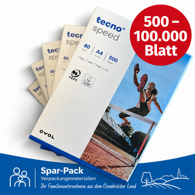 Kopierpapier DIN A4 weiß, 80 g/m² - EU Ecolabel   Druckerpapier - Büropapier