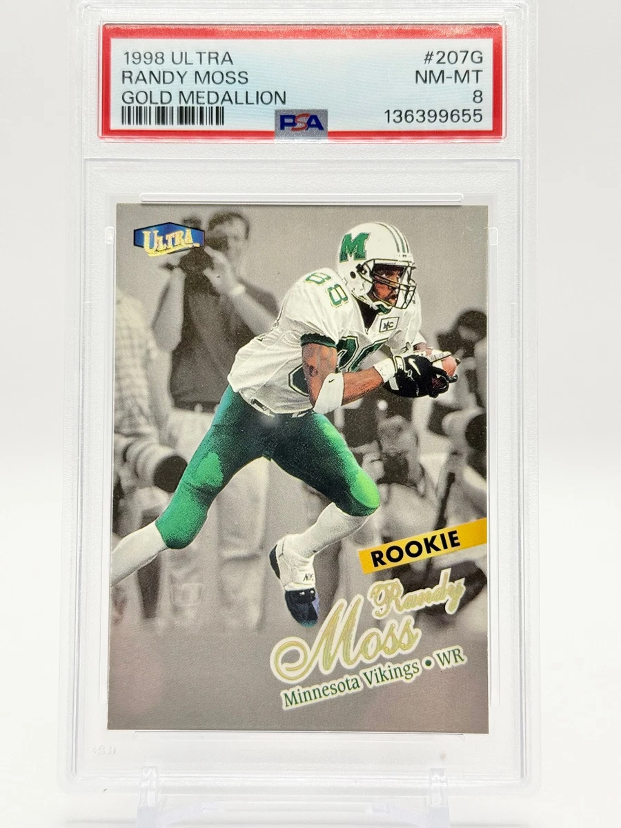 Fleer Randy Moss Rookie Football Sports Trading Cards