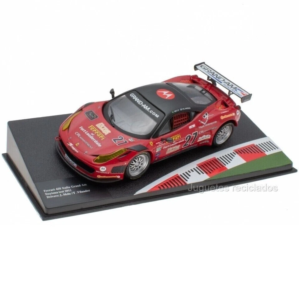Ferrari 458 Italia Daytona Test 2011 1/43 Diecast Model Car IXO Altaya Foto 4 de 4