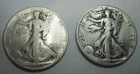 1929 S, & 1933 S * 2 SILVER WALKING LIBERTY HALF DOLLARS * As Seen FREE SHIP