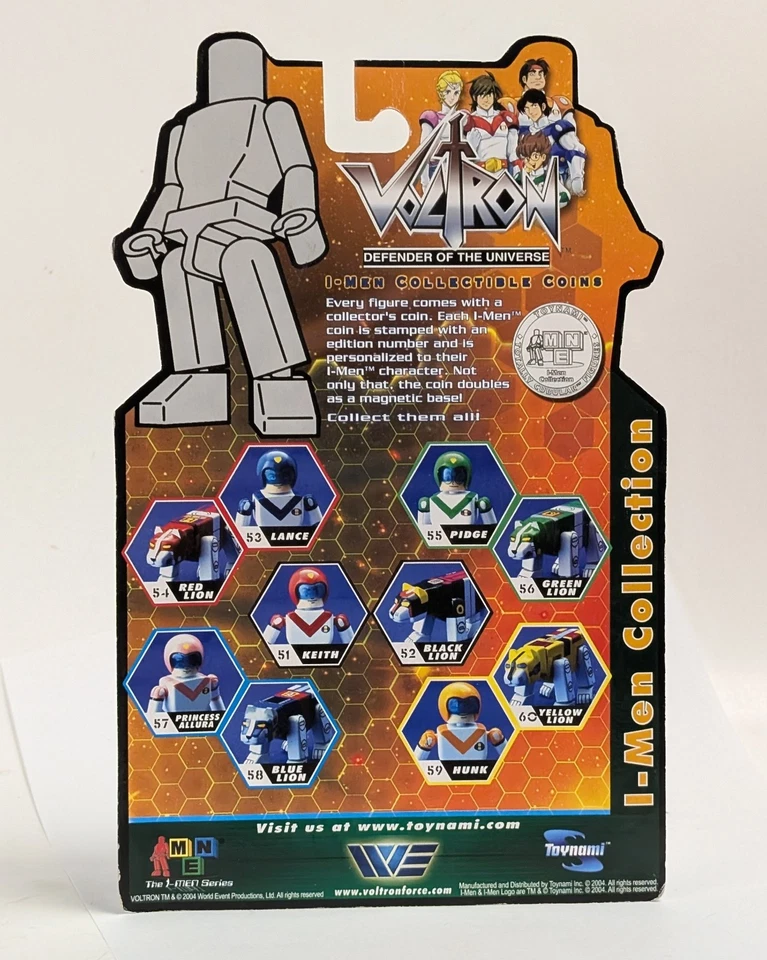 Toynami I-Men Voltron Defender of the Universe Lance & Red Lion Packaged - Image 3 of 3