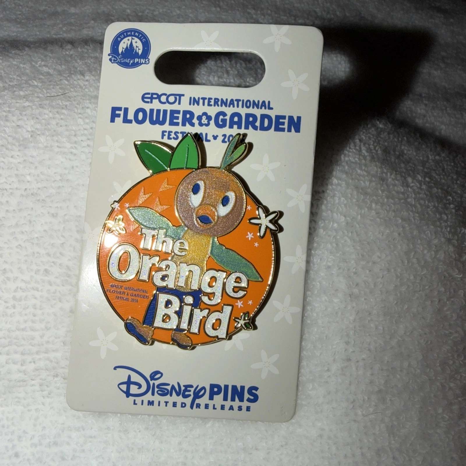 Disney Parks 2026 Epcot Flower & Garden Festival The Orange Bird LR Pin New