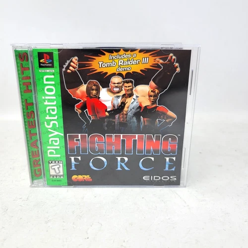 Fighting Force PS1 (Sony PlayStation 1, 1997) CIB Complete W/ Reg Card Tested