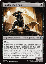 x4 Spider-Man Noir SPM Spider-Man MTG 67 M/NM 4x