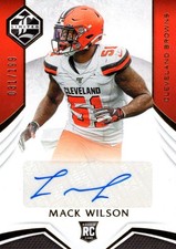 2019 Limited #197 Mack Wilson RC Auto /199 - FB
