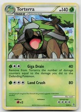 Torterra 10/95 Holo Rare HGSS Unleashed Pokemon Near Mint