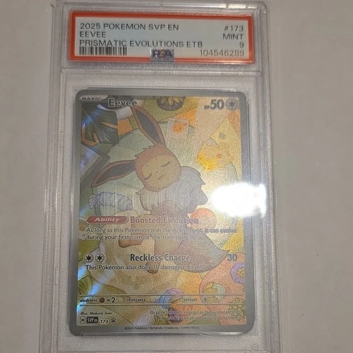 Pokémon Eevee Promo Holo 173 Scarlet & Violet PSA 9 English Card