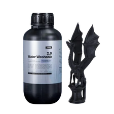 Creality Piocreat Water-washable Resin for Resin 3D Printer 2.0 1KG Black