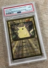 PSA 9 Pikachu Celebrations Metal Card 058/102 UPC 2021 Pokémon Looks Clean