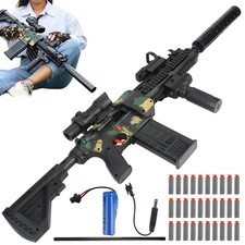 Taktischer Schaumstoff Dart Blaster 15m Reichweite Kinder Spielzeuggewehr ABS