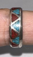 Vintage 925 Sterling Silver Native American Ring