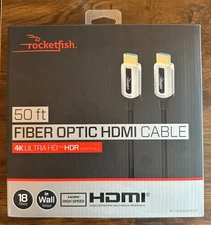 Rocketfish 50-Feet HDMI Cable 4k Ultra HD And HDR Compatible