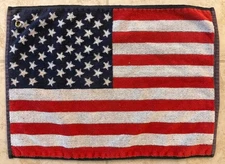 Vintage Golfbag Towel American Flag USA Country Club Patriot - Made in America