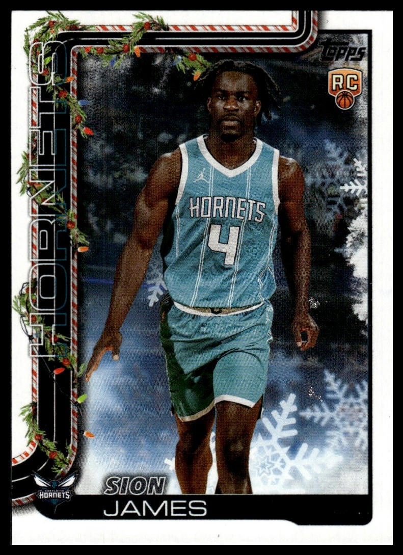 2025-26 Topps Holiday Sion James #H193