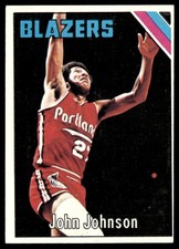 1975-76 Topps Card Basketball John Johnson Portland Trail Blazers #147 EX-MT