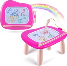 Magnetic Drawing Board for Toddlers: Erasable Doodle Board for Home, Travel & Pr