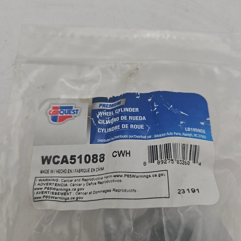 Drum Brake Wheel Cylinder CARQUEST WCA51088 - Image 2 of 4
