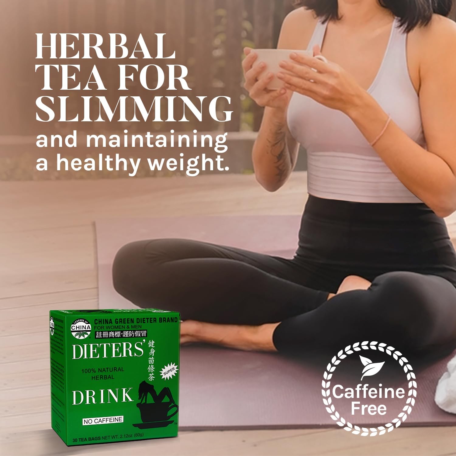 China Green Dieters Tea by Uncle Lee - Detox Tea with Senna Laxative, Constip...