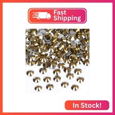 288PCS Art Nail Rhinestones Non Hotfix Glue Fix Round Crystals Glass Flatback fo