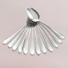 12 Kaffeel&ouml;ffel Teel&ouml;ffel  Chippendale Dekor 800er Silber Koch&Bergfeld