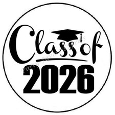 CLASS OF 2026 GRADUATION ENVELOPE SEALS LABELS STICKERS PARTY FAVORS