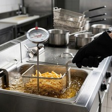 1pc Stainless Steel Cooking Deep Fry Thermometer 30cm Oil Frying For Kitchen BBQ — image 8