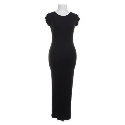 Maxikleid, Größe: XS, Schwarz, Einfarbig, Rippenstrick, Damen #lJx