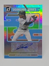 2021 Panini Donruss - Signature Series Jazz Chisholm #SS-JZ (AU, RC)