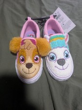 PAW Patrol Skye Everest Kids Slip-On Shoes Pink Cartoon Comfort Size 10 NWT