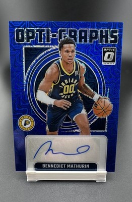 2024-25 Panini Donruss Optic - Opti-Graphs Bennedict Mathurin #OG-ENN 4/24